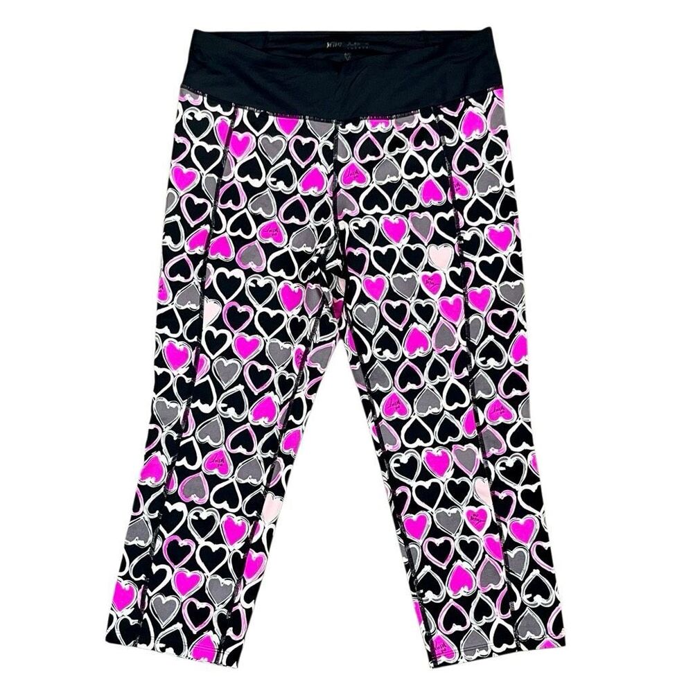 Betsey Johnson Performance Heart Pattern Workout … - image 1